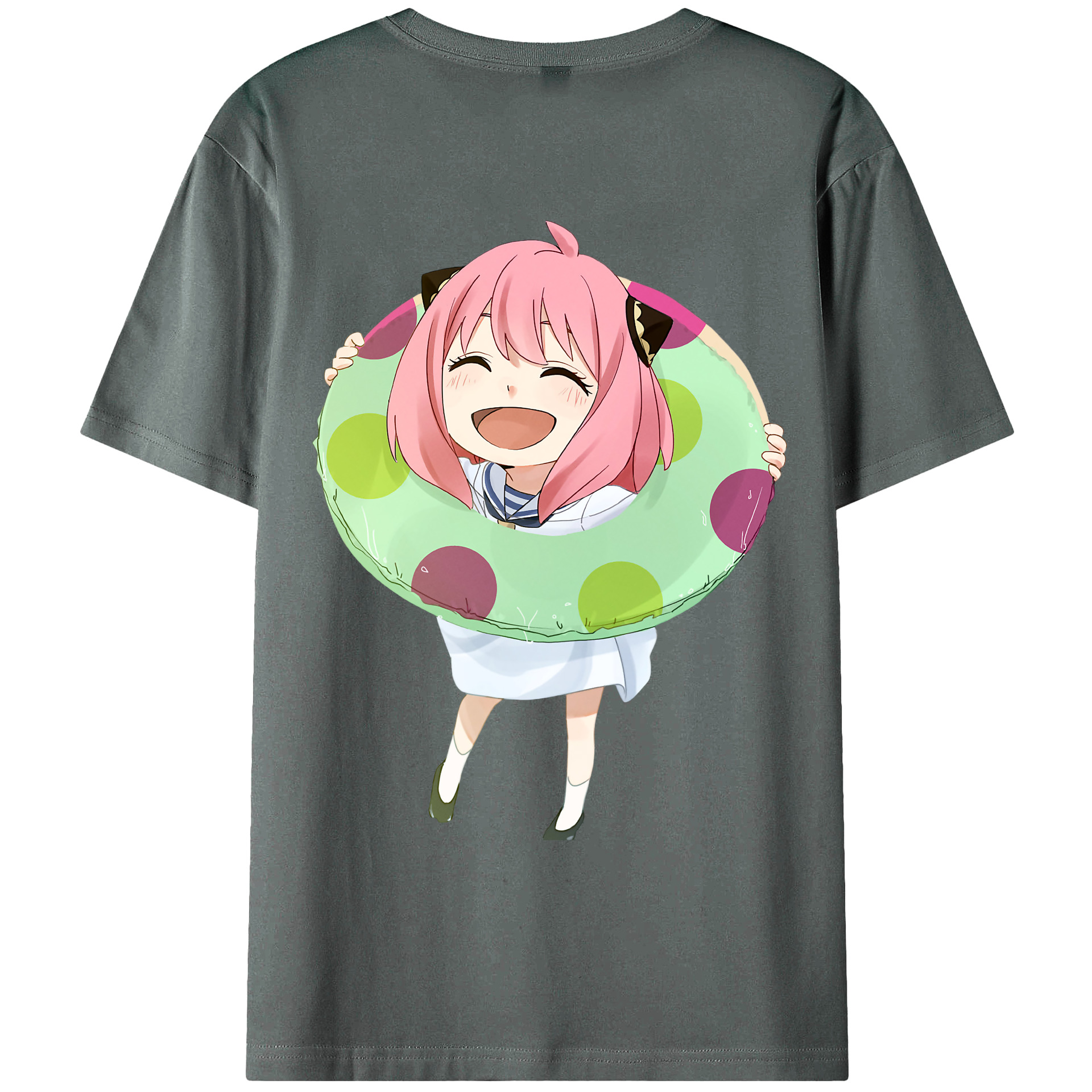 （画像用） SPY×FAMILY间谍家家酒 綿100％ メンズ半袖Tシャツ（バックプリント） 通気性